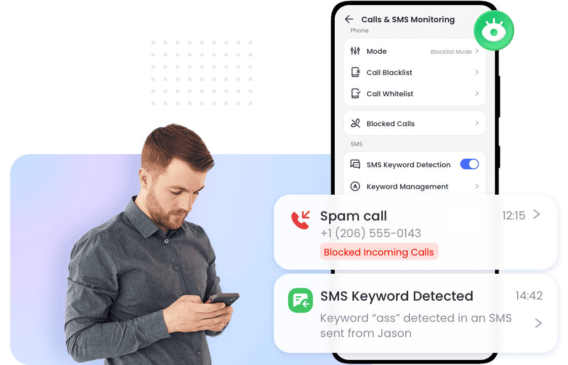 监控通话和短信，确保通讯安全
