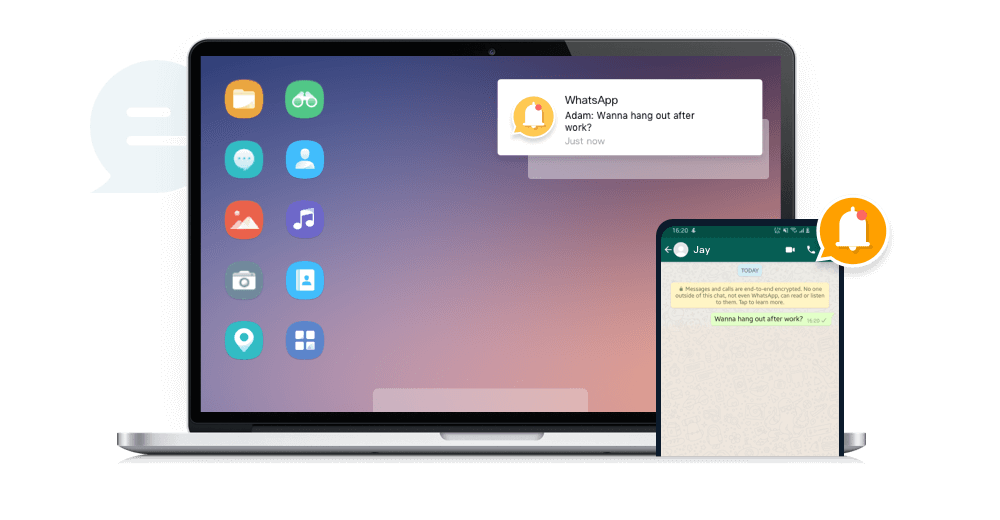 在电脑上管理手机通知